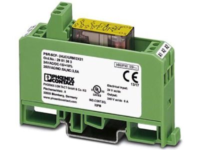菲尼克斯繼電器擴(kuò)展模塊 PSR-SCF-120UC/URM/2X21 2981376